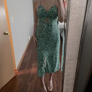 Top Shop green floral dress